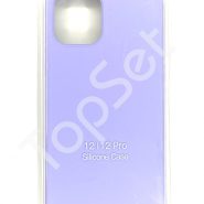Чехол силиконовый iPhone 12/iPhone 12 Pro/12Pro Фиолетовый