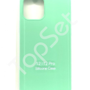 Чехол силиконовый iPhone 12/iPhone 12 Pro/12Pro Мятный