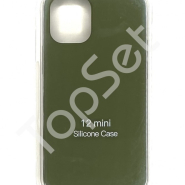 Чехол силиконовый iPhone 12 mini/12mini Хаки