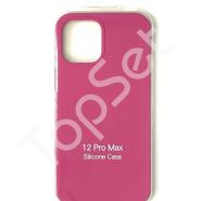 Чехол силиконовый iPhone 12 Pro Max/12Pro Max/12ProMax Гранат