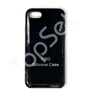 Чехол силиконовый iPhone 7/7G/8/8G/SE (2020) Черный