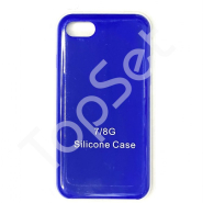 Чехол силиконовый iPhone 7/7G/8/8G/SE (2020) Синий
