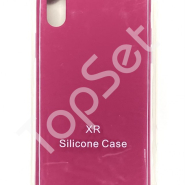 Чехол силиконовый iPhone Xr Гранат