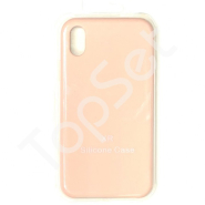 Чехол силиконовый iPhone Xr Грейпфрут