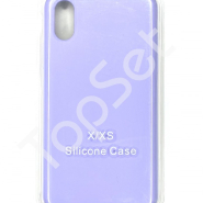 Чехол силиконовый iPhone Xs Max/XsMax Фиолетовый