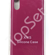 Чехол силиконовый iPhone Xs Max/XsMax Гранат