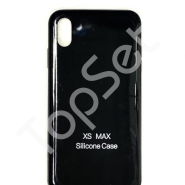 Чехол силиконовый iPhone Xs Max/XsMax Черный