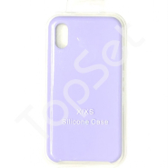 Чехол силиконовый iPhone X/iPhone Xs Фиолетовый