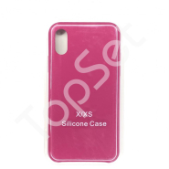 Чехол силиконовый iPhone X/iPhone Xs Гранат