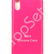 Чехол силиконовый iPhone X/iPhone Xs Розовый