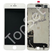 Дисплей iPhone 8 Plus/8Plus/8+ в сборе Белый - ОРИГИНАЛ-ПЕРЕКЛЕЙ (TOP-TEST)