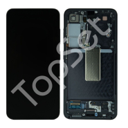 Дисплей Samsung S911B (S23) с тачскрином Черный - ОРИГИНАЛ-СЕРВИС