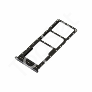 Контейнер SIM/SIM Лоток Tecno Spark 4 (KC8)/Tecno Camon 12 (CC7) Черный