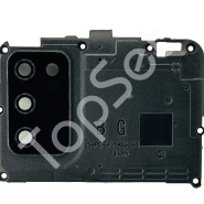 Стекло камеры Samsung A025F/A037F (A02s/A03s) в сборе с рамкой Черный