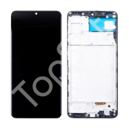 Дисплей Samsung A225F (A22 4G) МОДУЛЬ Черный - (OLED)