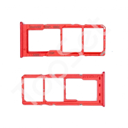 Контейнер SIM/SIM Лоток Samsung A022G (A02) Красный