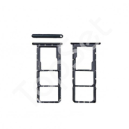 Контейнер SIM/SIM Лоток Huawei Y7 2019 (DUB-LX1) Черный
