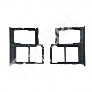 Контейнер SIM/SIM Лоток Samsung A013F (A01 Core) Черный