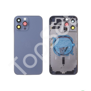 Корпус iPhone 13 Pro Max/13Pro Max/13ProMax (1 Sim) Голубой - ПРЕМИУМ