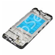 Рамка дисплея Samsung A025F (A02s) Черная (возможен дефект ЛКП)