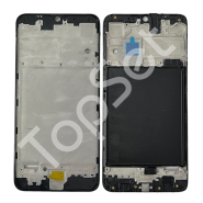 Рамка дисплея Samsung A105F (A10) Черная (возможен дефект ЛКП)