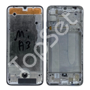 Рамка дисплея Xiaomi Mi A3/MiA3 Серебро - ОРИГИНАЛ-СНЯТЫЙ