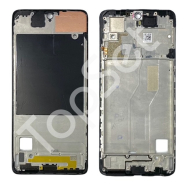 Рамка дисплея Xiaomi Redmi Note 10 Pro/Note10 Pro/Note10Pro Черная (возможен дефект ЛКП)