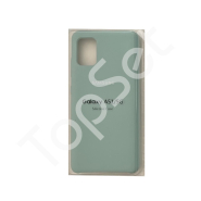 Чехол силиконовый Silicone Case Samsung A51 (A515) (цвет 2) Мятный