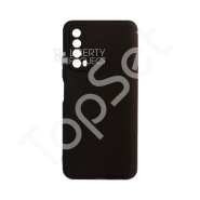 Силиконовый чехол "LP" Huawei P Smart 2021 TPU (черный непрозрачный) европакет