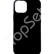 Силиконовый чехол "LP" iPhone 13 TPU (черный непрозрачный) европакет