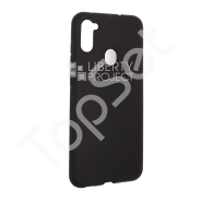 Силиконовый чехол "LP" Samsung Galaxy M11 TPU (черный непрозрачный) европакет