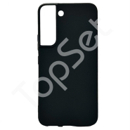 Силиконовый чехол "LP" Samsung Galaxy S22 TPU (черный непрозрачный) европакет