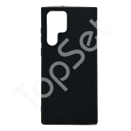 Силиконовый чехол "LP" Samsung Galaxy S22 Ultra/S22Ultra TPU (черный непрозрачный) европакет