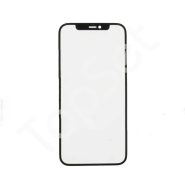 Стекло (переклей) iPhone 12/12 Pro/12Pro Черное