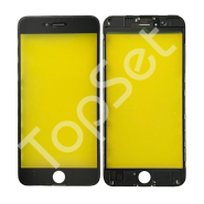 Стекло (переклей) iPhone 6 Plus/6Plus/6+ в сборе с рамкой Черное