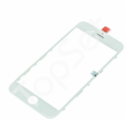Стекло (переклей) iPhone 6S в сборе с рамкой Белое