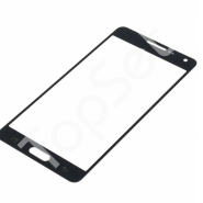 Стекло (переклей) Samsung A500F (A5) Черное