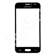 Стекло (переклей) Samsung J1 2016 (J120) Черный