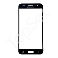 Стекло (переклей) Samsung J7 2015 (J700) Черный