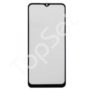 Стекло (переклей) Samsung A032F (A03 Core) в сборе с OCA пленкой Черный - ОРИГИНАЛ (Mitsubishi)