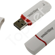 USB-флеш 8GB Smart Buy Crown Белый
