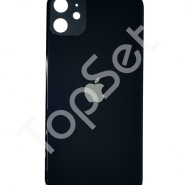 Задняя крышка iPhone 11 в сборе с линзами Черный  - ПРЕМИУМ