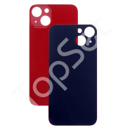 Задняя крышка iPhone 13 mini/13mini Красный (стекло, широкий вырез под камеру, логотип)