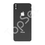 Задняя крышка iPhone Xs (стекло) Серый - ПРЕМИУМ