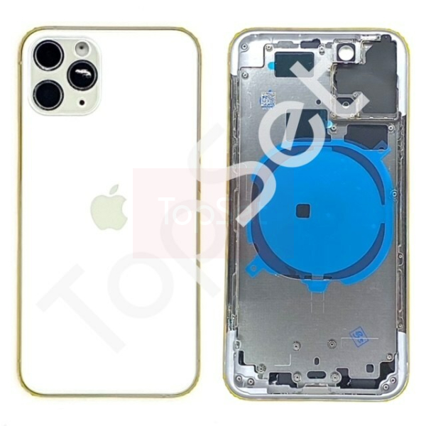 Корпус iPhone 11 Pro/11Pro Белый - ПРЕМИУМ Корпус iPhone 11 Pro/11Pro Белый - ПРЕМИУМ