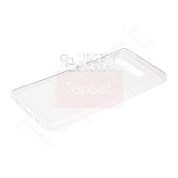 Силиконовый чехол "LP" Samsung Galaxy S10+ TPU (прозрачный/европакет)