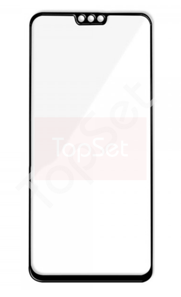 Стекло (переклей) + OCA Huawei Honor 8X/9X Lite (JSN-L21) Черное
