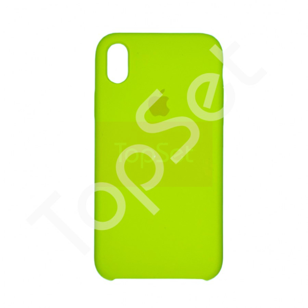 Чехол силиконовый iPhone X/iPhone Xs Silicone Case Кислотный салатовый (60) Чехол силиконовый iPhone X/iPhone Xs Silicone Case Кислотный салатовый (60)