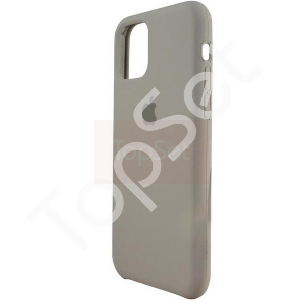 Чехол силиконовый iPhone 14 Pro/14Pro Silicone Case (с закрытым низом) кофейный