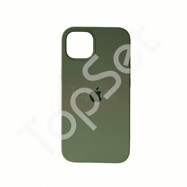 Чехол силиконовый iPhone 13 mini/13mini Silicone Case (с закрытым низом) Хаки (48) Чехол силиконовый iPhone 13 mini/13mini Silicone Case (с закрытым низом) Хаки (48)